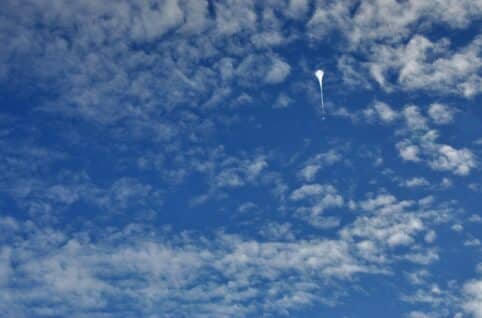 Ballooning in the constant sun of the South Pole summer